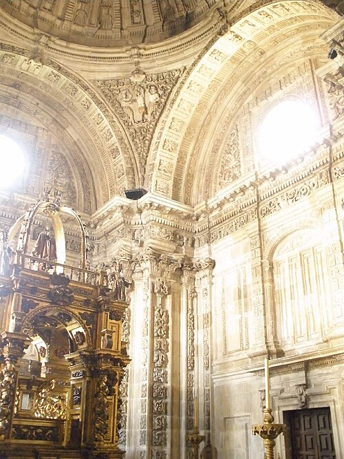 Baldachin and Baroque decoration of the Chapel of Saint Eulalia in Oviedo