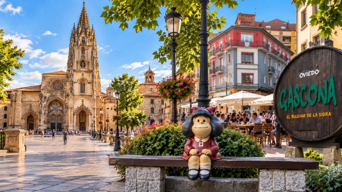 Vue panoramique d’Oviedo