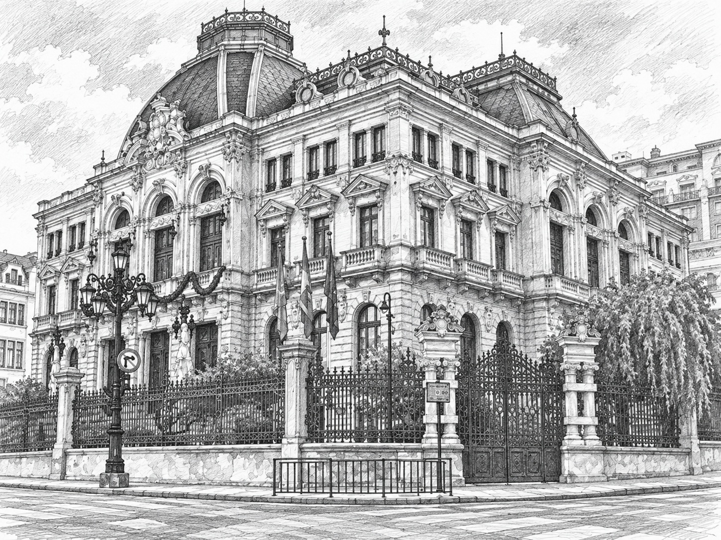 Palacio de la Junta General del Principado de Asturias en Oviedo