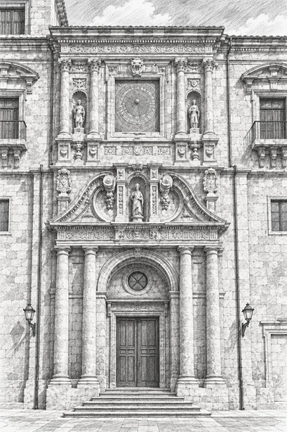Iglesia de San Isidoro el Real en la plaza de la Constitución de Oviedo